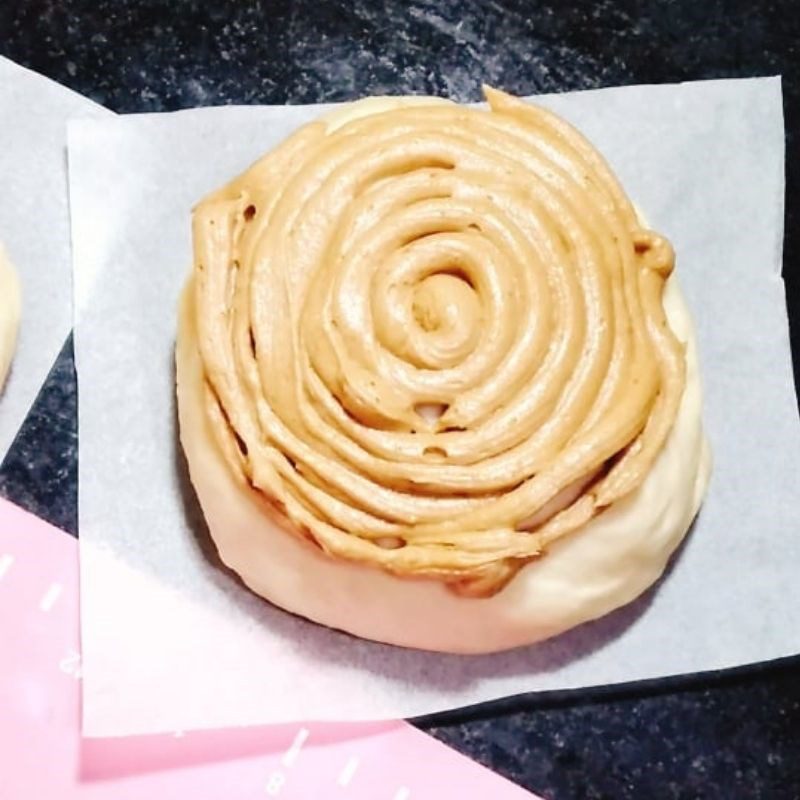 Step 5 Baking the cake How to make papparoti bread with salted butter filling