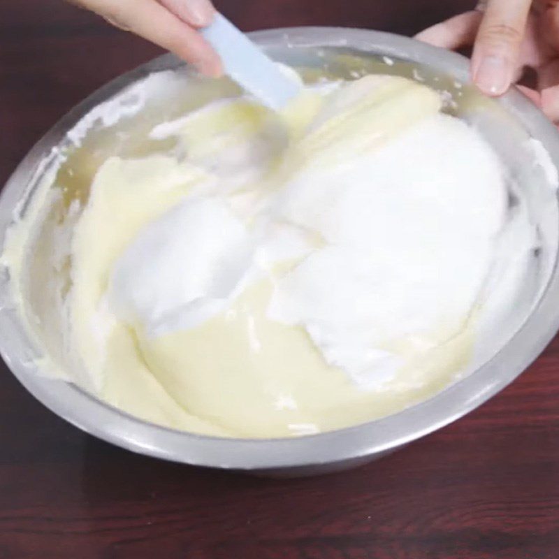 Step 2 Mixing the batter for Roll Cake