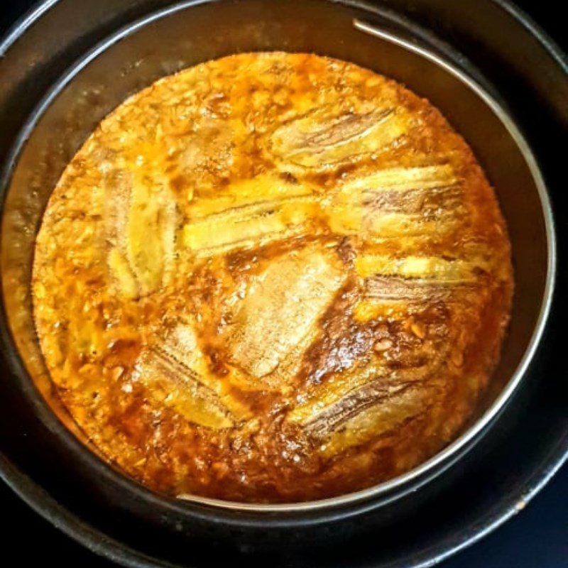 Step 2 Baking the cake Oatmeal banana cake using air fryer