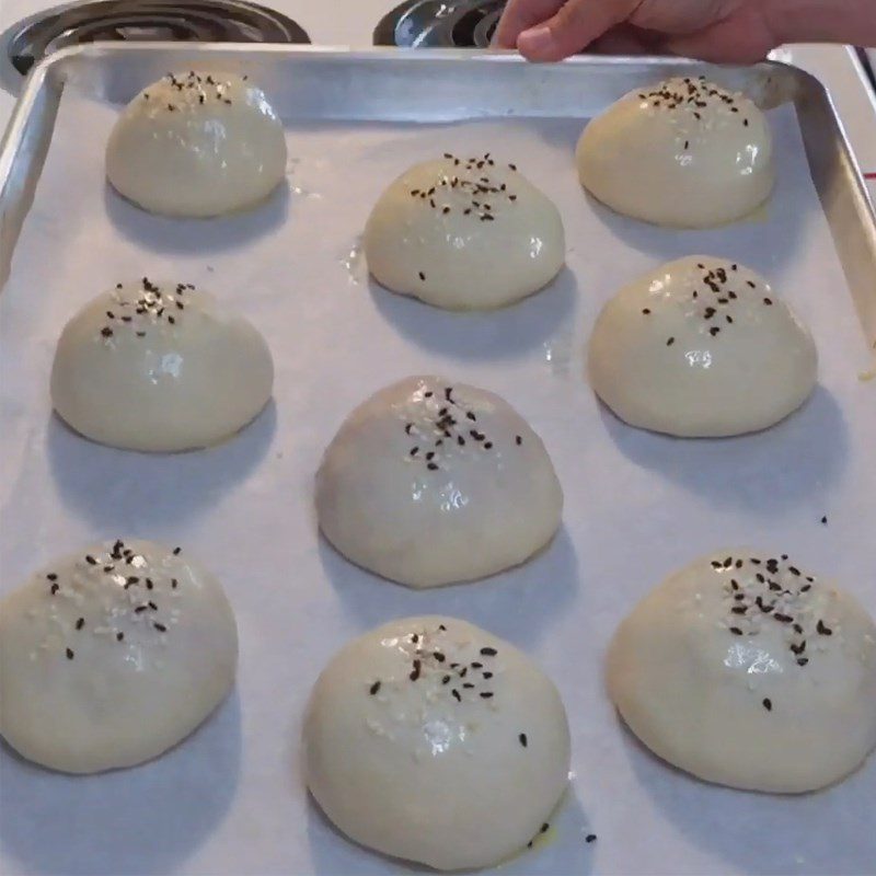 Step 6 Baking the bread Chicken bread