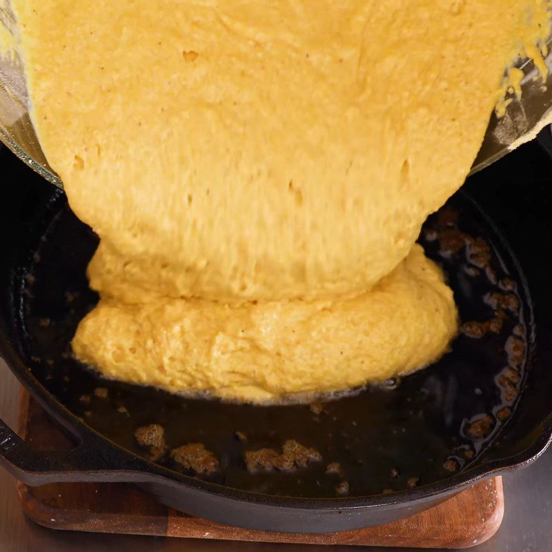 Step 5 Baking the cake Cornbread