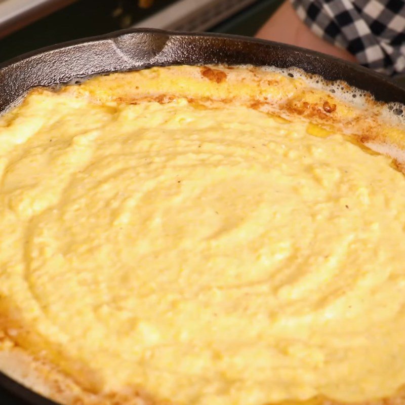 Step 5 Baking the cake Cornbread