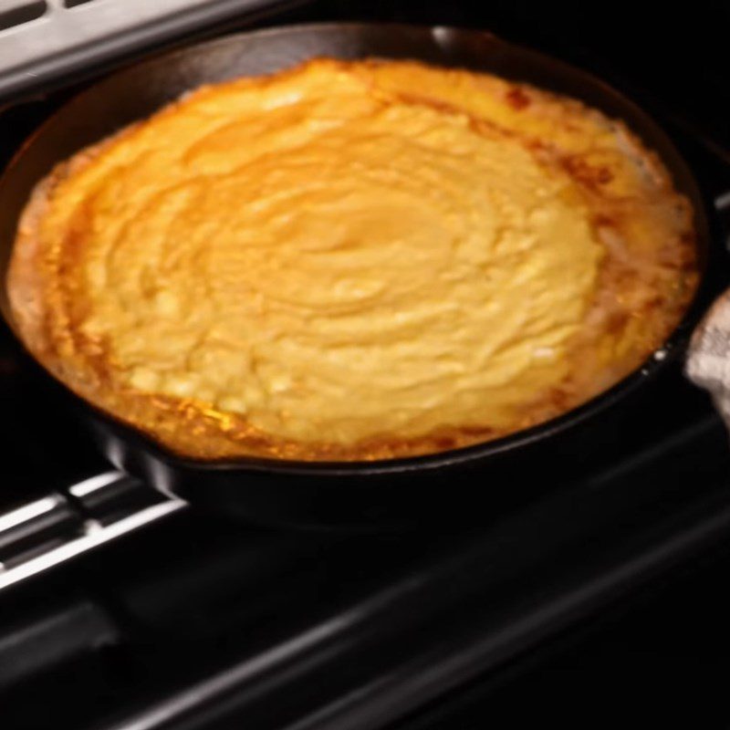 Step 5 Baking the cake Cornbread