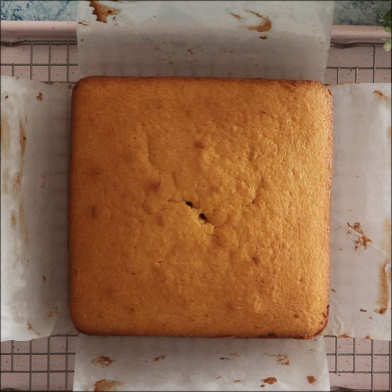 Step 5 Baking the Red Langminton Cake