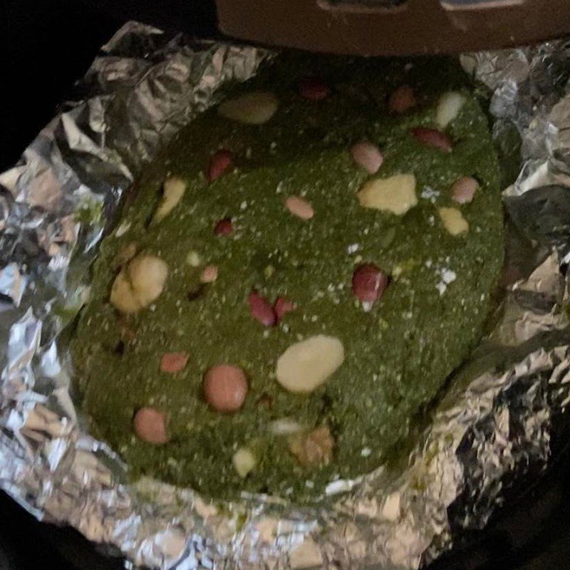 Step 4 Bake the first time Green tea biscotti using an air fryer