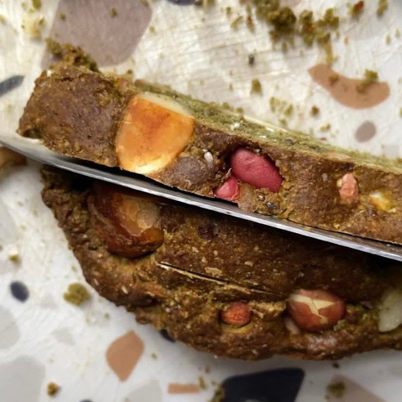 Step 5 Bake the second time Green tea biscotti using an air fryer