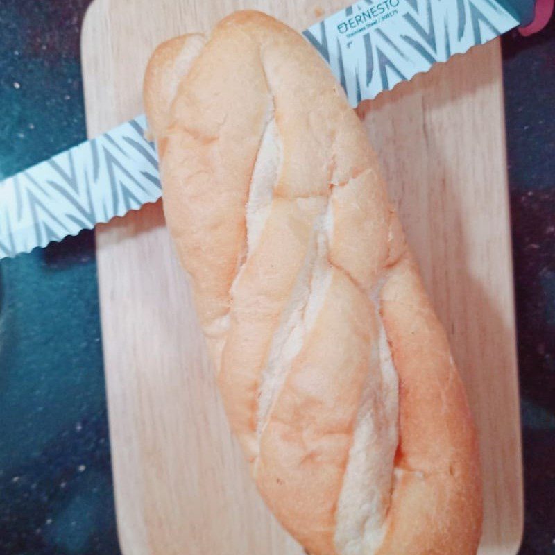 Step 2 Toast the bread for Garlic Butter Bread using an air fryer