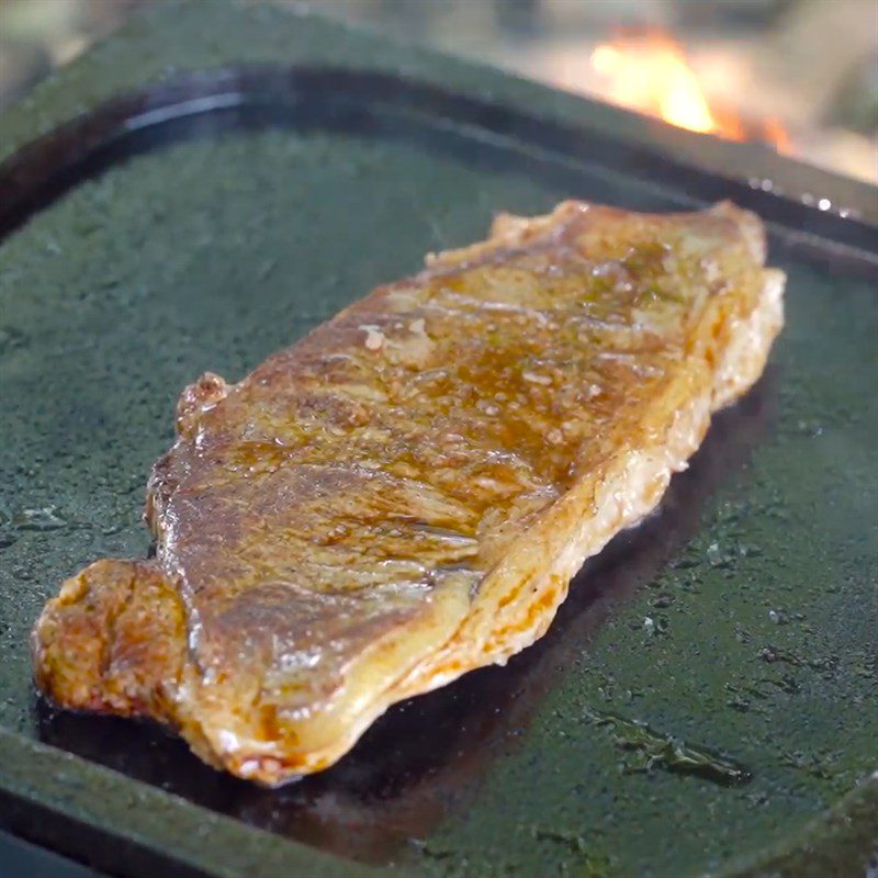 Step 2 Grilling beef Grilled beef