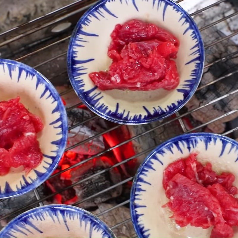 Step 6 Grill the beef with 4 types of sauce