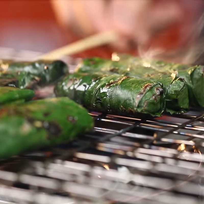 Step 3 Grilled Fish with Betel Leaves