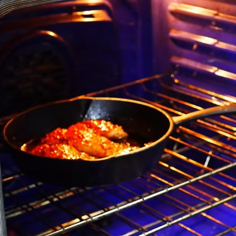 Step 4 Baking Salmon with Honey Garlic