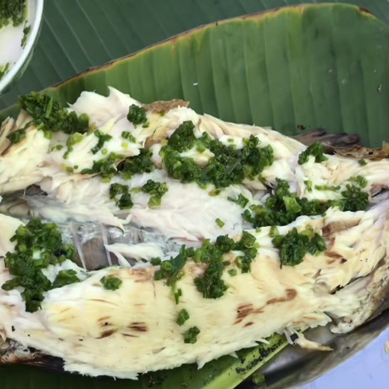 Step 3 Grilled Barramundi Grilled Barramundi with scallion oil