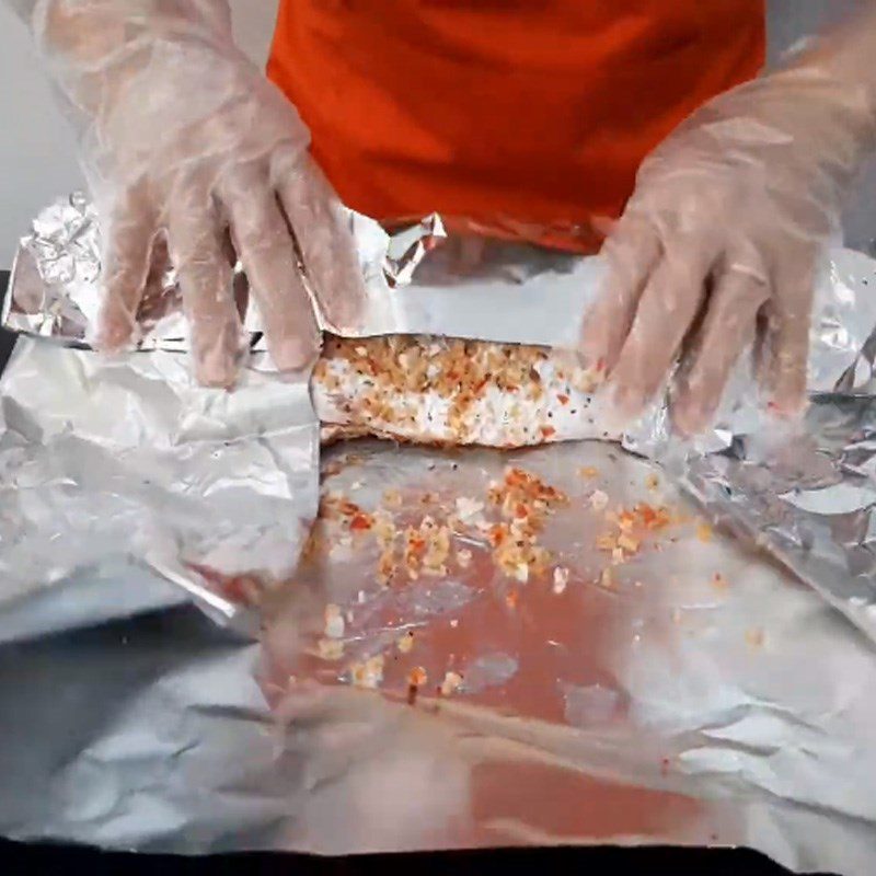 Step 3 Grill the barramundi Grilled Barramundi with Salt and Chili