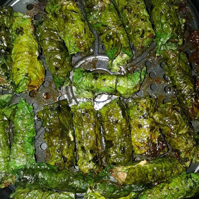 Step 3 Grilling the betel leaf rolls Betel leaf rolls using an air fryer