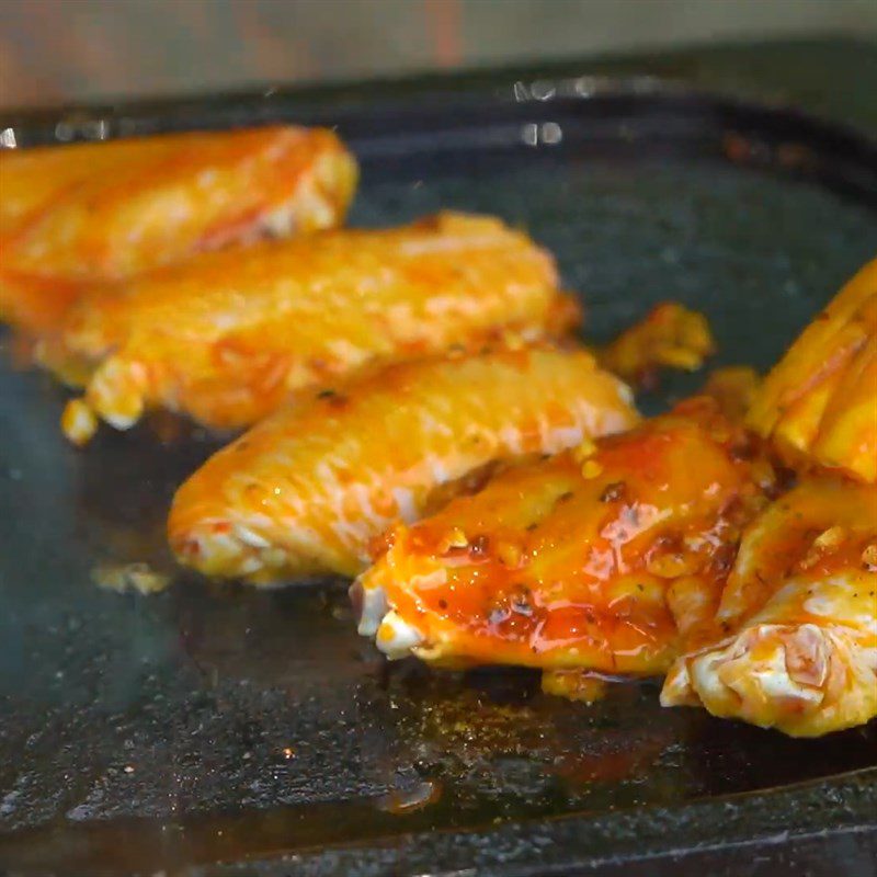 Step 2 Grill the Chicken for Grilled Chicken Wings