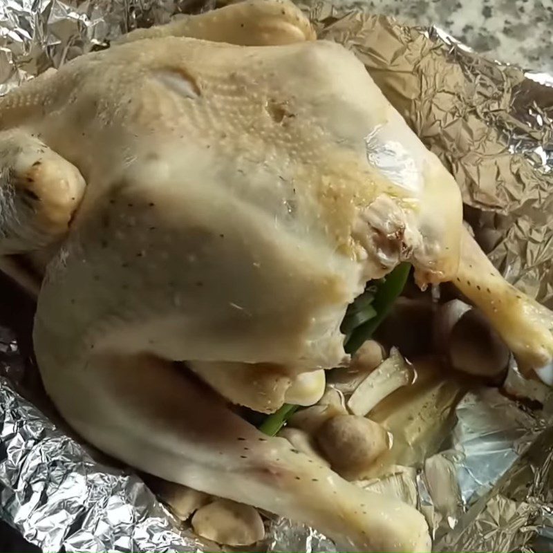 Step 2 Grill the chicken for Chicken Salad with Onion and Kumquat