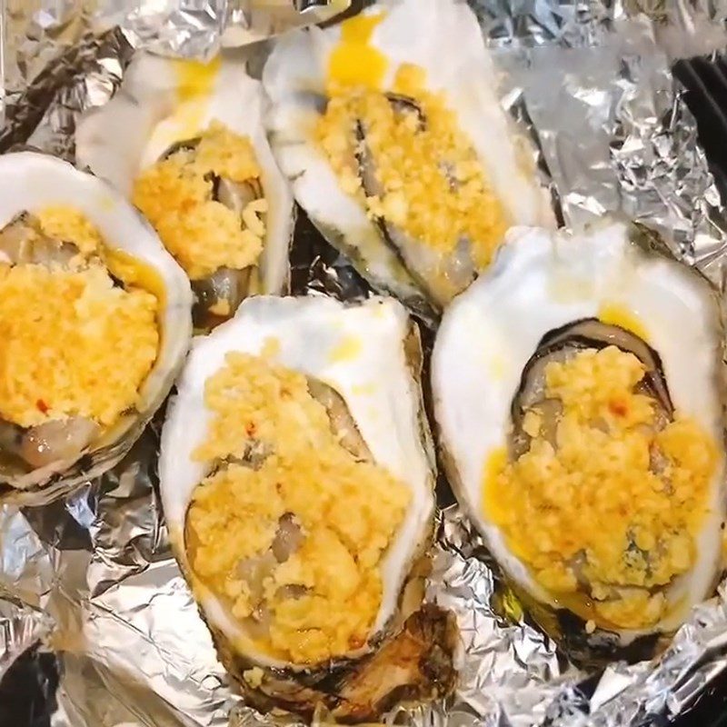 Step 3 Grill oysters Grilled garlic butter oysters