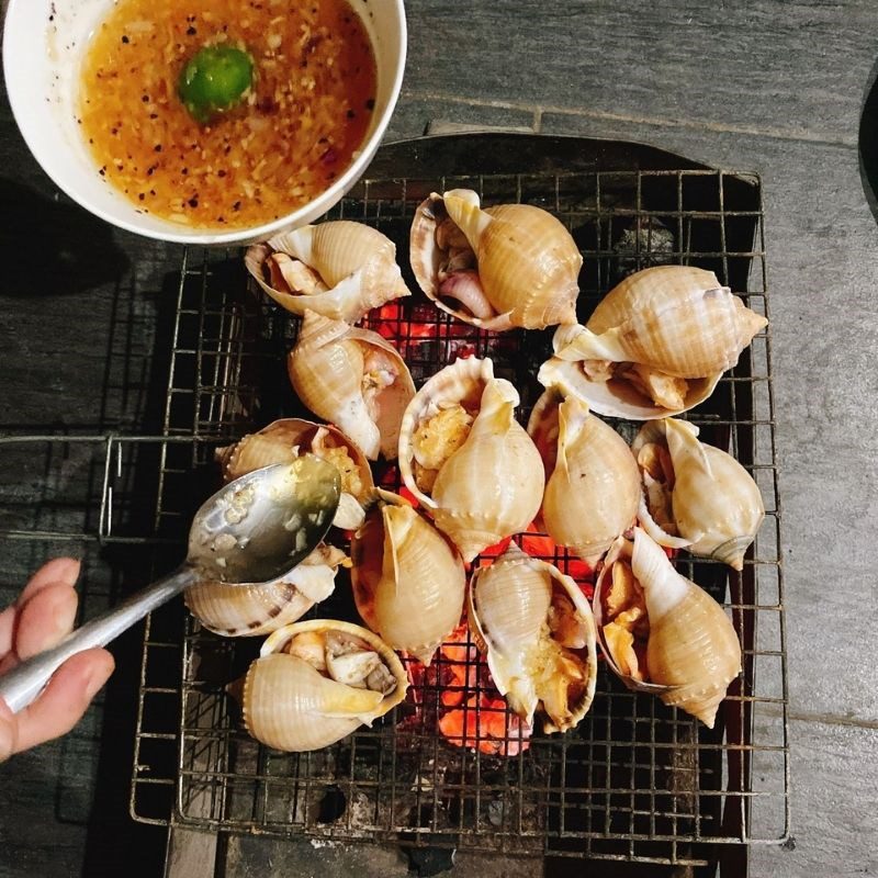 Step 5 Grilled Garlic Snails with Fish Sauce Grilled garlic snails with fish sauce (recipe shared by a user)