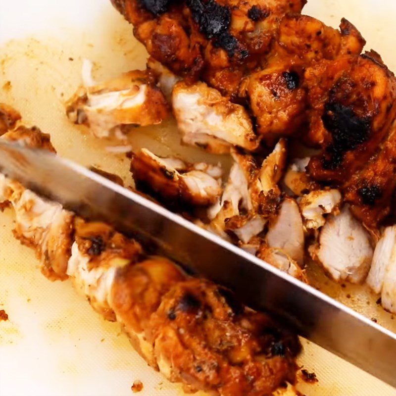 Step 6 Grill the meat for Turkish bread