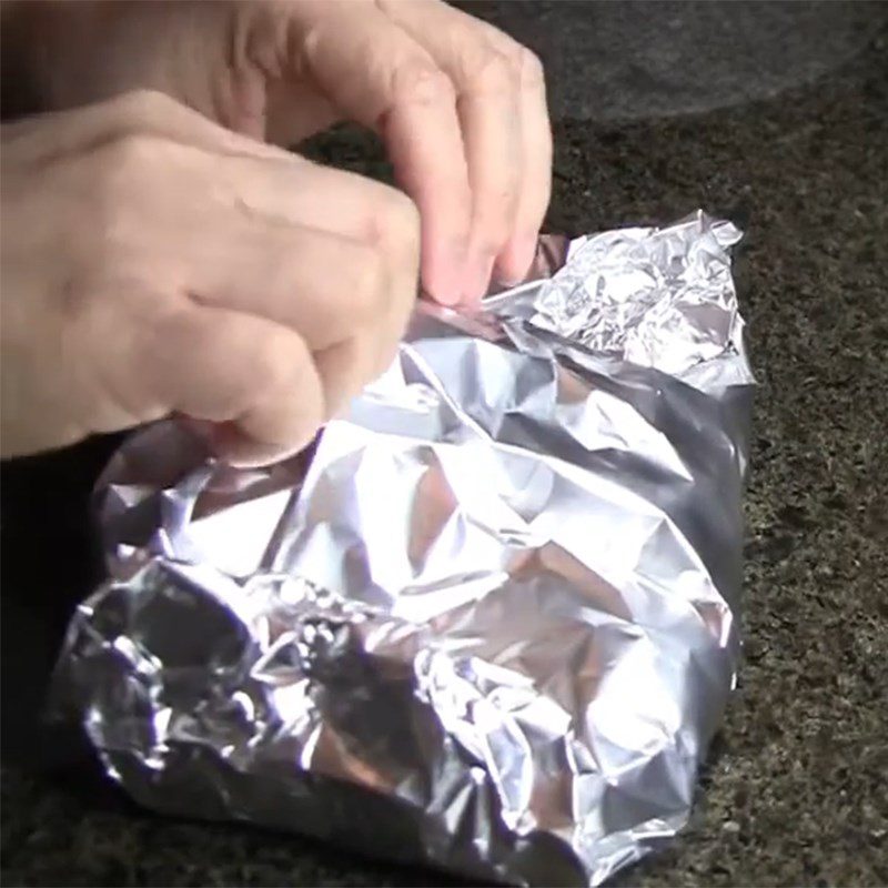 Step 3 Grilling Meat Grilled Pork in Aluminum Foil with Air Fryer