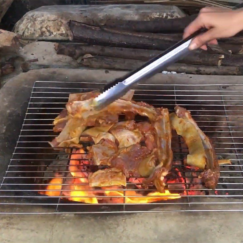 Step 3 Grilled Goat Meat Goat with Satay