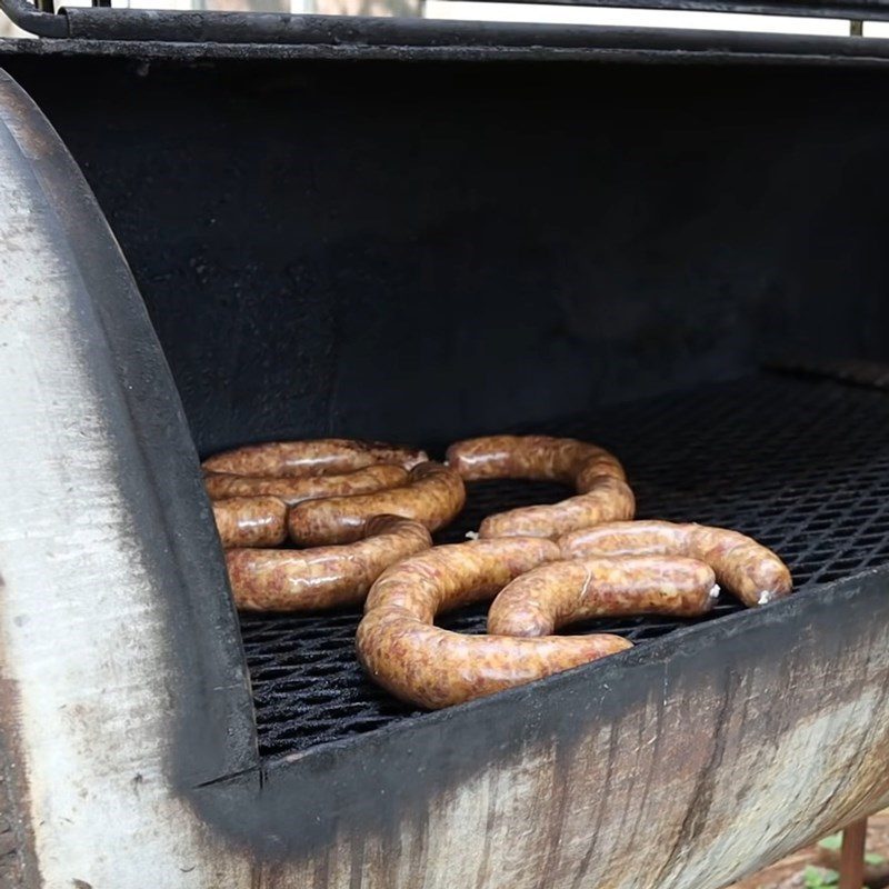 Step 6 Grilling Sausages Beef Sausage