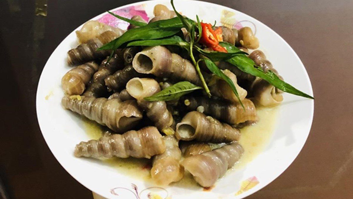 2 ways to make delicious and rich stir-fried nail clams with coconut at home 2 Stir-fried coconut snails (coconut milk powder)