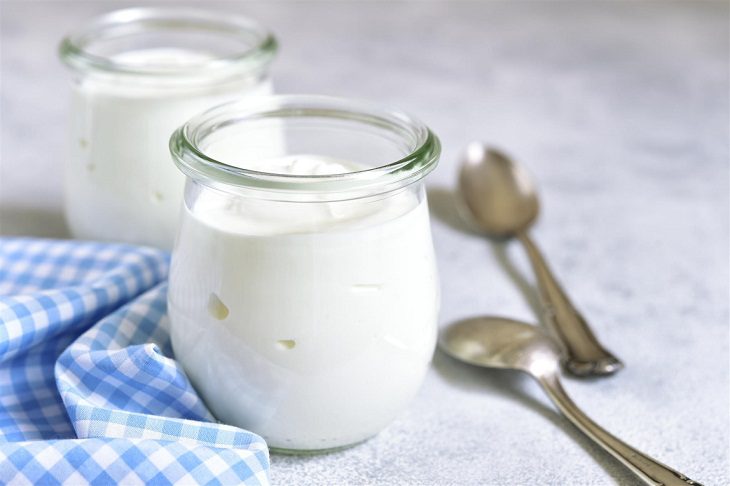 Using unsweetened yogurt