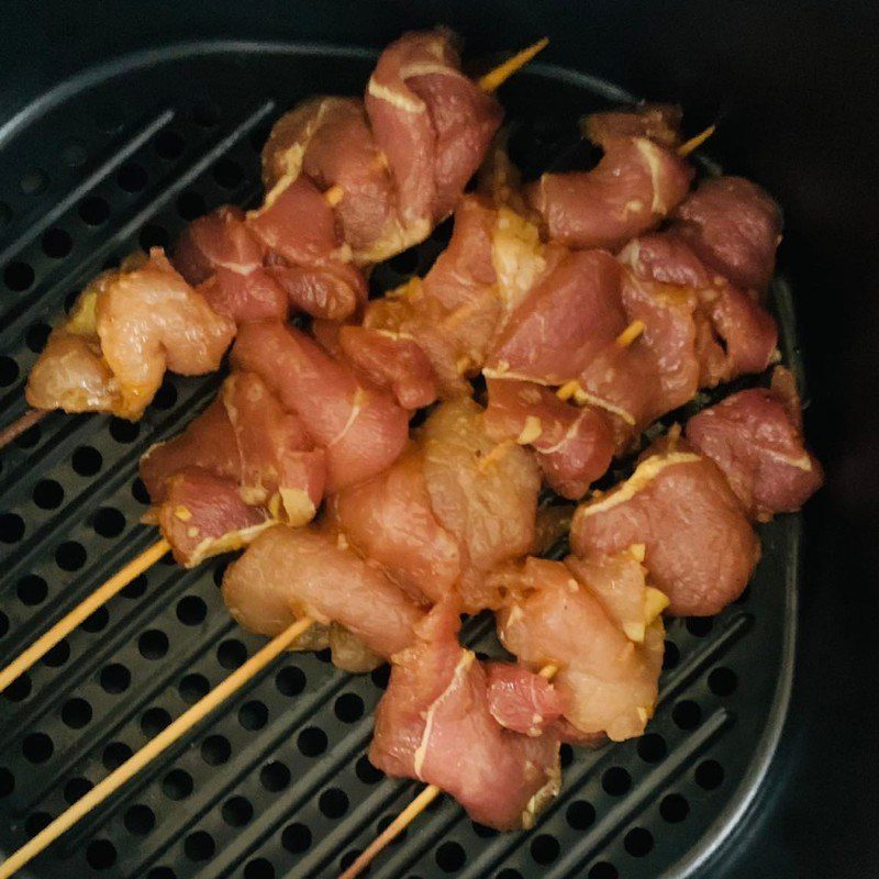 Step 4 Grilling the meat Grilled meat vermicelli