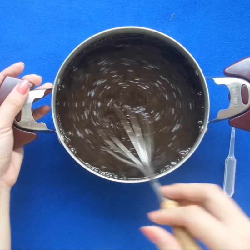 Step 1 Mix the powder for Black Jelly