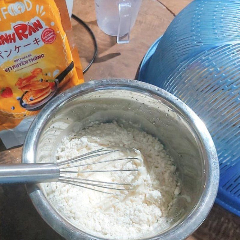 Step 2 Prepare the pancake batter Cheese stuffed pancakes