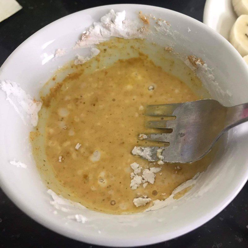 Step 2 Mix the flour for the steamed banana cake Steamed Banana Cake with Coconut Milk using Tapioca Flour