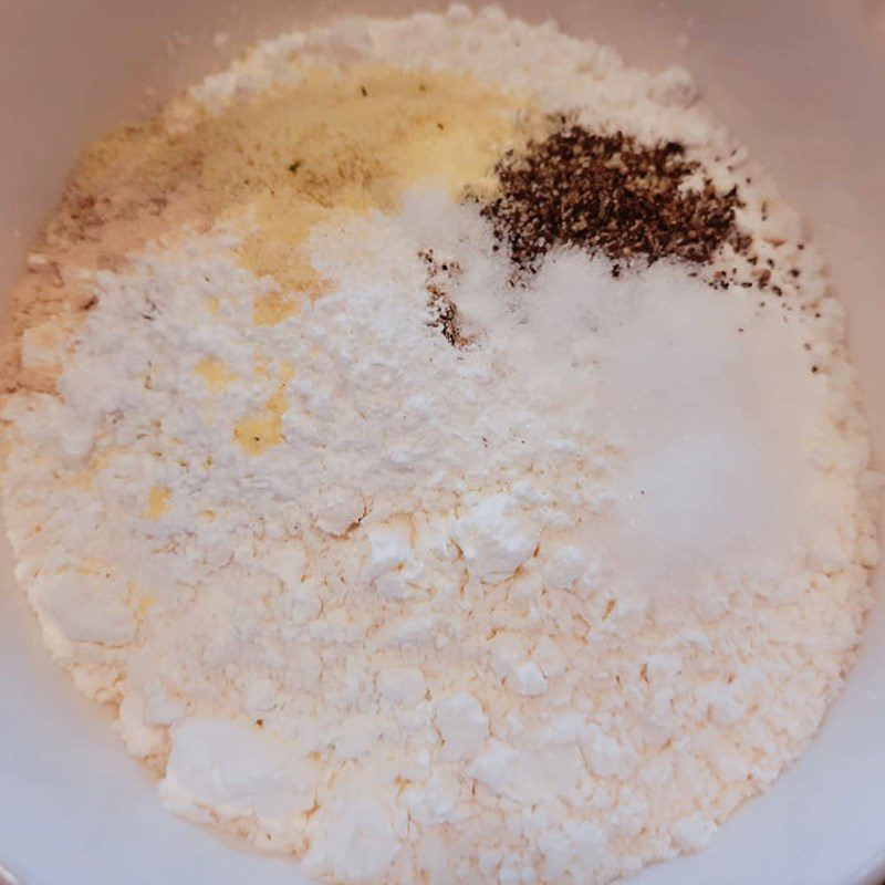 Step 2 Prepare chicken frying batter Fried chicken (recipe shared by a user)