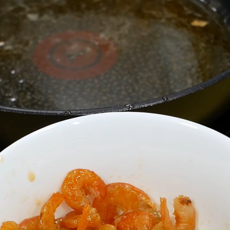 Step 5 Prepare the dressing Dried shrimp mango salad