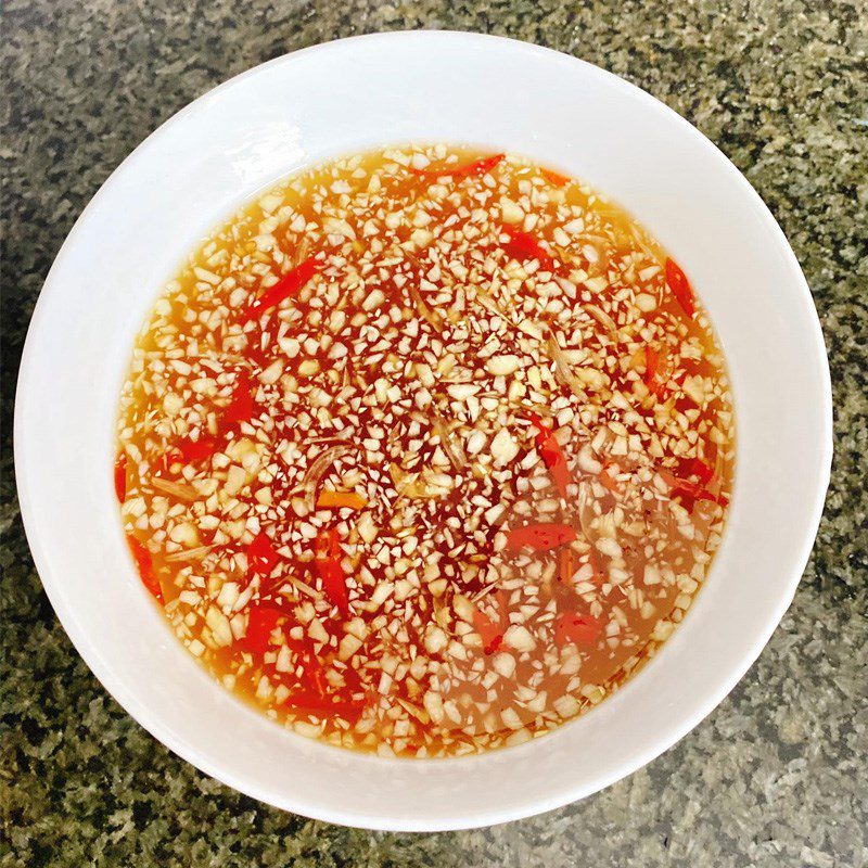 Step 6 Prepare dipping sauce Fried crispy snail cake