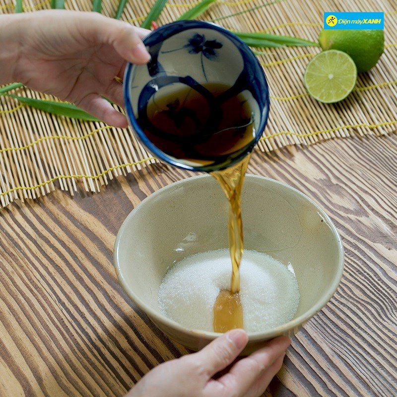 Step 2 Mix the dipping sauce for Ginger Fish Sauce