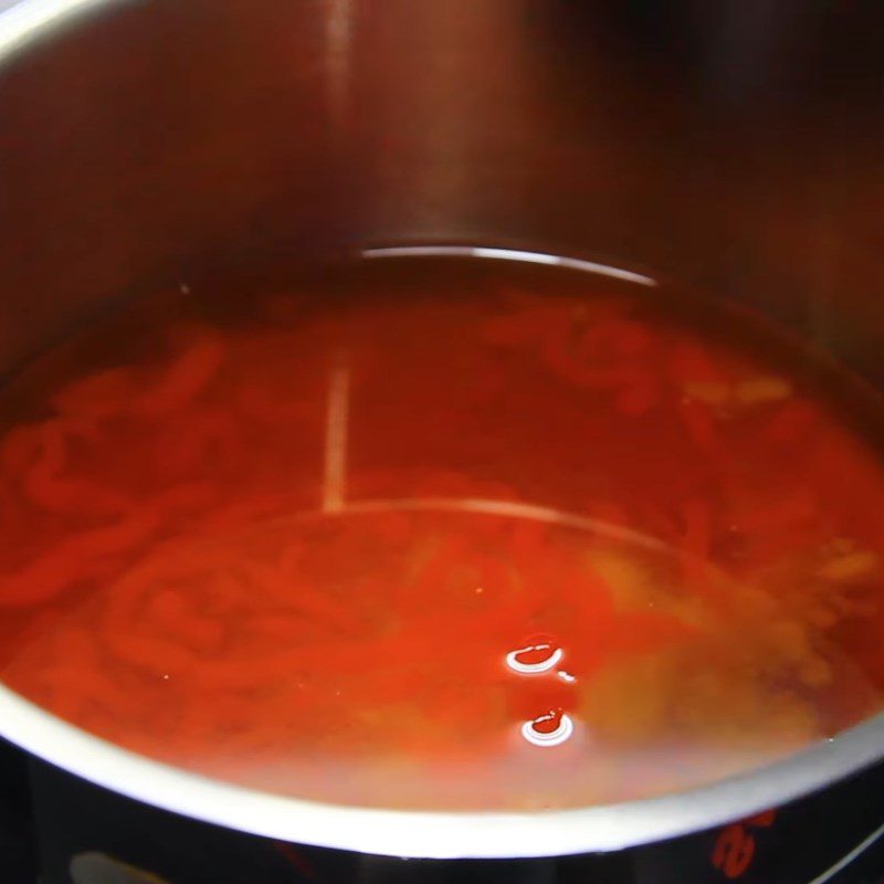 Step 3 Making the dipping sauce for snails Thick snail dipping sauce