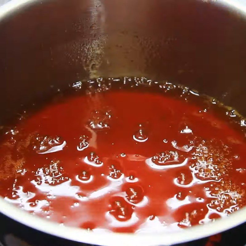 Step 3 Making the dipping sauce for snails Thick snail dipping sauce