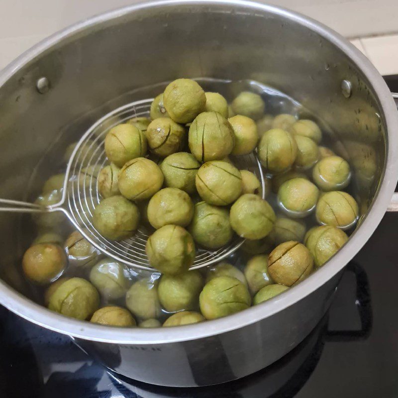 Step 2 Making pickled fish sauce with Vietnamese sour plum Pickled sour plum