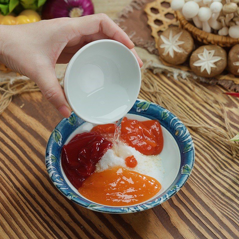 Step 2 Make the Sauce Sweet and Sour Vegetarian Stir-Fried Mushrooms