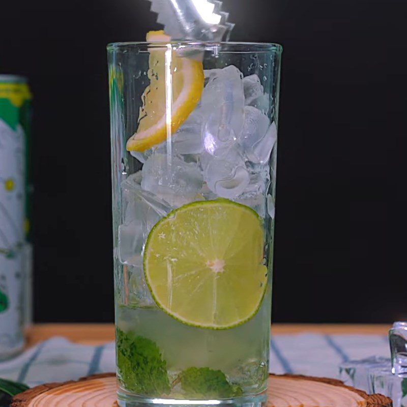 Step 2 Mix 7up soda Upjito