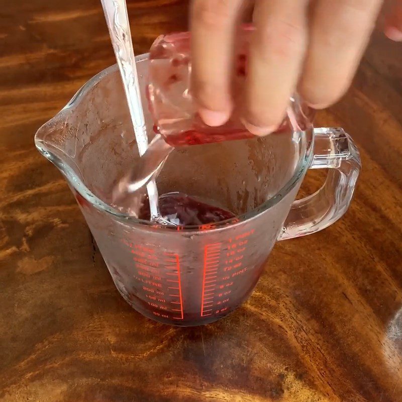 Step 1 Mix Raspberry Soda Raspberry Juice Soda