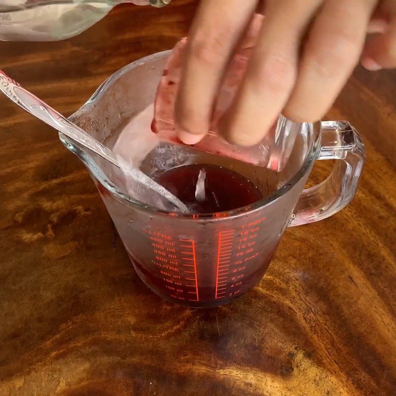 Step 1 Mix Raspberry Soda Raspberry Juice Soda