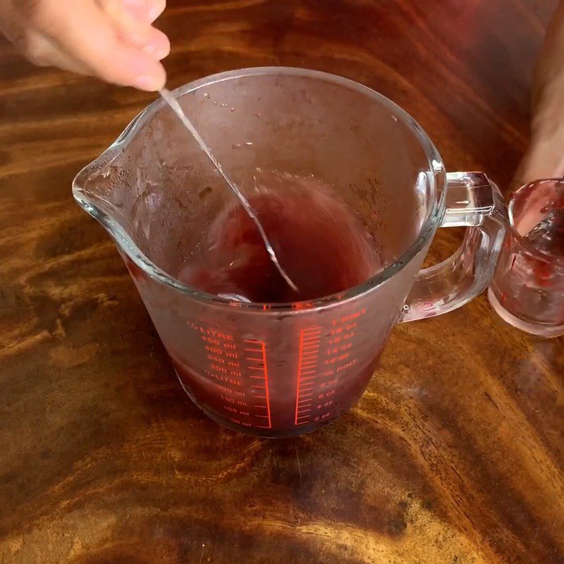 Step 1 Mix Raspberry Soda Raspberry Juice Soda