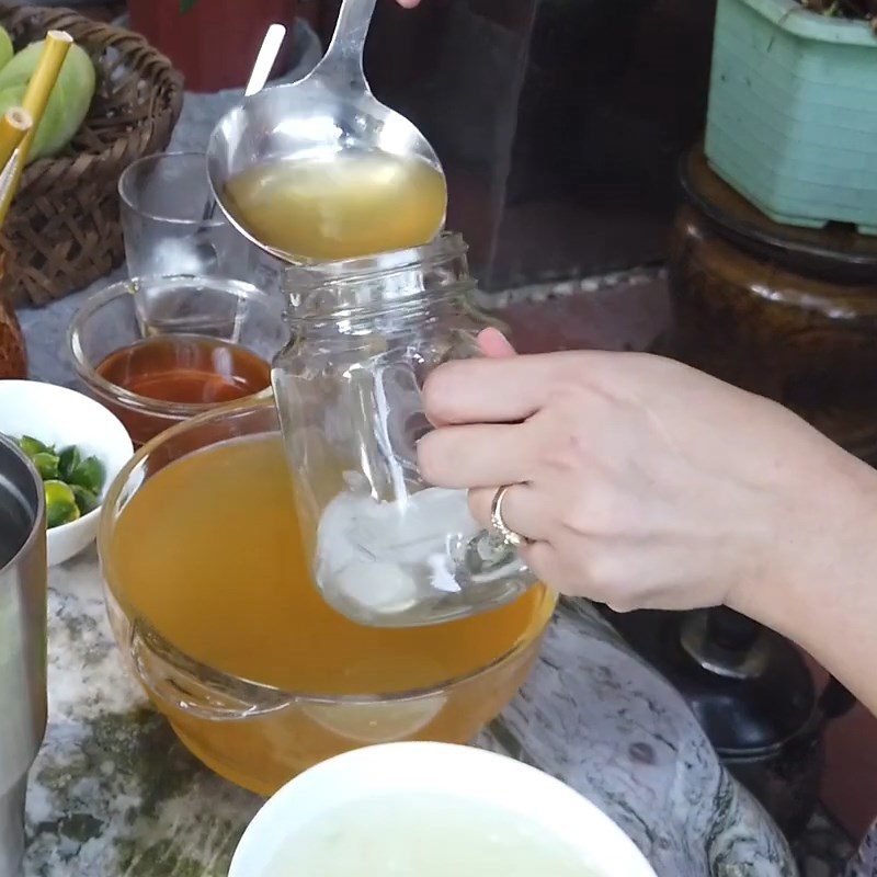 Step 4 Prepare the calamondin honey aloe vera tea