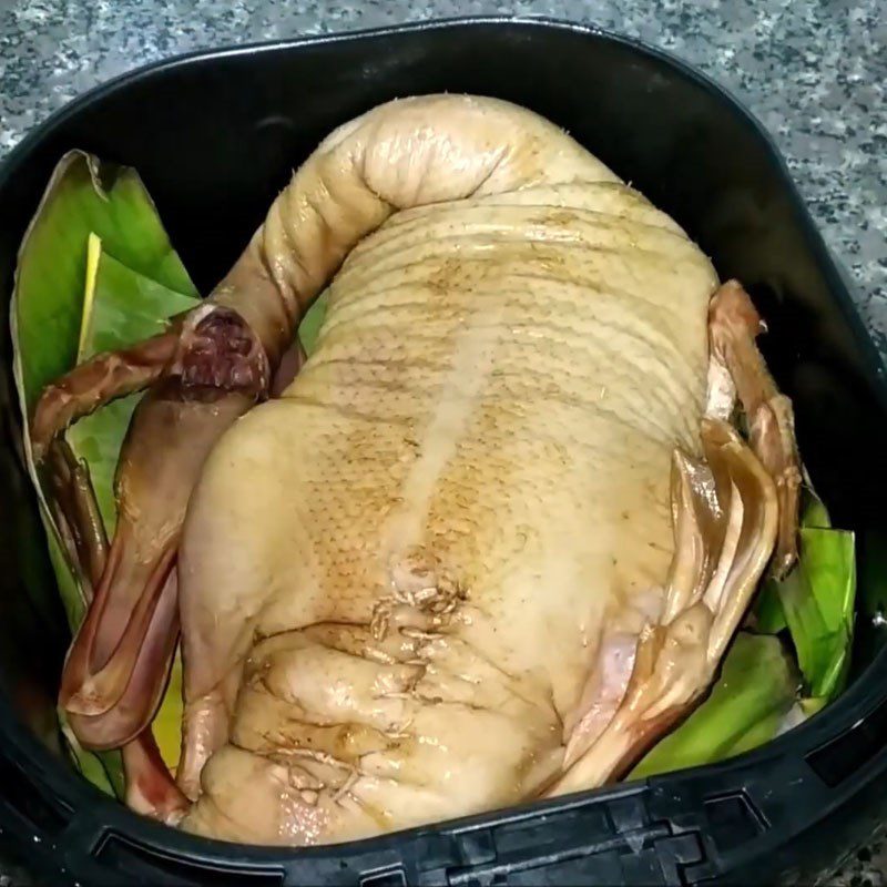 Step 4 Brush honey and roast duck Roasted duck using an air fryer