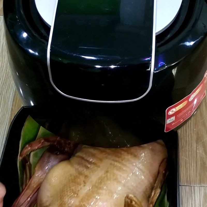 Step 4 Brush honey and roast duck Roasted duck using an air fryer