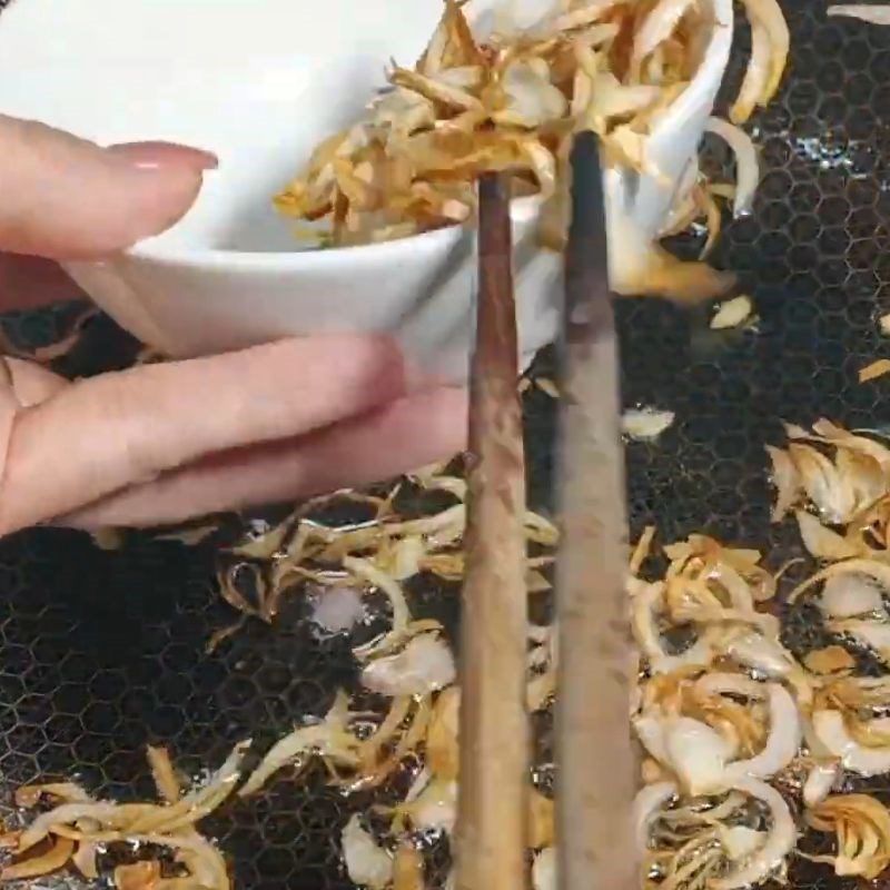 Step 2 Sauté the Shallots Ant Egg Cake