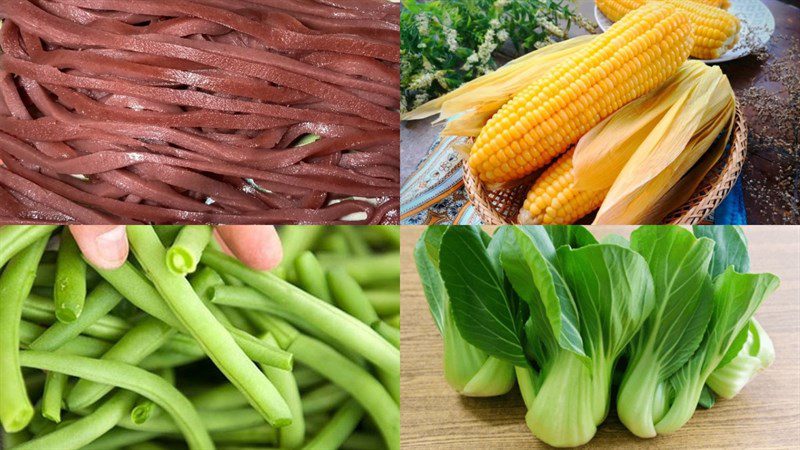 Ingredients for the dish 3 ways to cook brown rice pho