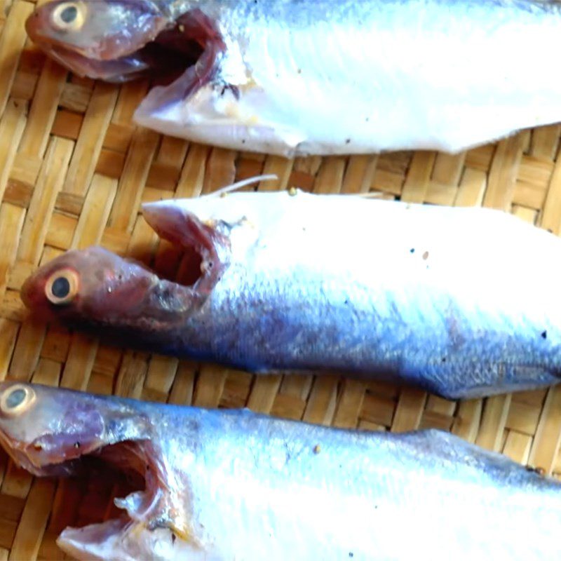 Step 4 Drying the fish